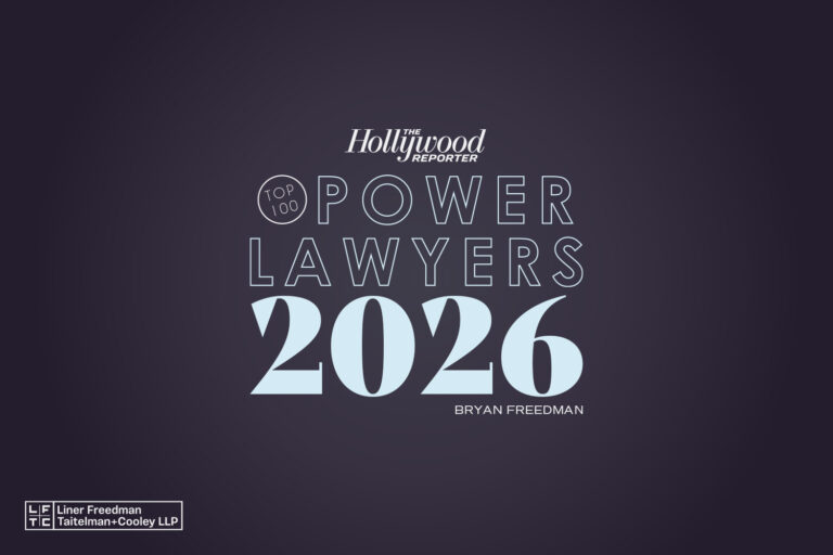 Bryan Freedman - The Hollywood Reporter - Power Lawyers: Top 100 - 2026 - by Rodezno Studios